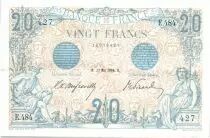 France 20 Francs Mercury and woman seated - 1906