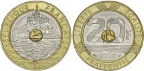 France 20 Francs Mont Saint-Michel - 1994 - XF to AU