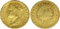 France 20 Francs Napoleon I  1813 L Bayonne - Gold - VF - French Empire