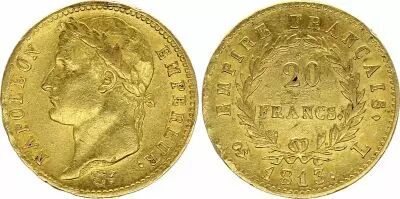 France 20 Francs Napol�on I 1813 L Bayonne Or - Type Empire