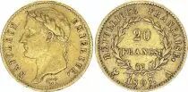 France 20 Francs Napoleon I Empereur - 1807 A Paris - GOLD