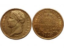 France 20 Francs Napoléon I Or - 1808 A