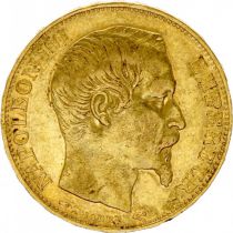 France 20 Francs Napoleon III - Head right - 1857 A