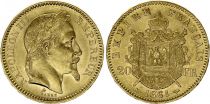 France 20 Francs Napoleon III - Laureate Head - 1861 A Paris - Gold