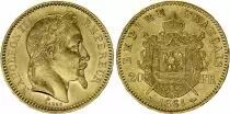 France 20 Francs Napoleon III - Laureate Head - 1861 A Paris - Gold