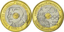France 20 Francs Pierre de Coubertin - 1994 - Essai - SUP¨+