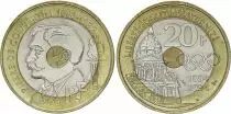 France 20 Francs Pierre de Coubertin - 1994 - VF