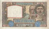 France 20 Francs Science and Industry - 07-12-1939 Serial G.69