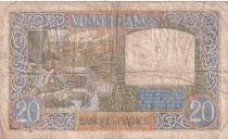 France 20 Francs Science and Labour - 08-05-1941 - Serial D.4077