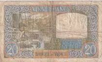 France 20 Francs Science and Labour - 08-05-1941 - Serial D.4077