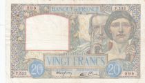 France 20 Francs Science et Travail - 06-06-1940 Série F.533