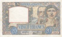 France 20 Francs Science et Travail - 08-05-1971 Série E.3943