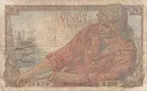 France 20 Francs Sheperd 19-05-1949 - Serial X.220