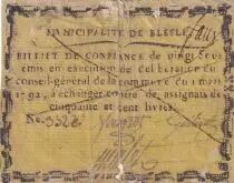 France 20 Sols - Haute-Loire - Municipalit&eacute; de Blesle - 1792 - Faux d\'&eacute;poque