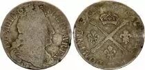 France 20 Sols - Louis XIV aux insignes - 1708 Atelier non identifiable.