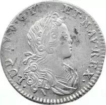 France 20 Sols Louis XV - Arms of France-Navarre - 1719 W