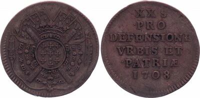 France 20 Sols Si�ge de Lille - 1708