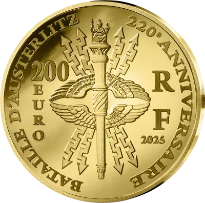 France 200 Euros Austerlitz Or BE - 1 Oz 2025
