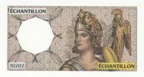 France 200 Francs - Ath&eacute;na - Echantillon - Type 10202 - Format Montesquieu