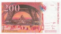 France 200 Francs - Gustave Eiffel - 1996 - Serial P.042