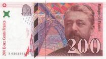 France 200 Francs - Gustave Eiffel - 1996 - S&eacute;rie N.020