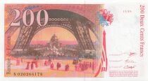 France 200 Francs - Gustave Eiffel - 1996 - S&eacute;rie N.020
