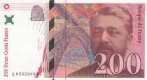 France 200 Francs - Gustave Eiffel - Eiffel tower - 1997 - Serial A.058