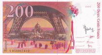 France 200 Francs - Gustave Eiffel - Eiffel Tower - Sign Barroux - 1997 - Letter S - P.159