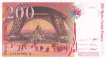 France 200 Francs - Gustave Eiffel - Eiffel tower- 1996 - Lettre H - P.159