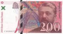 France 200 Francs - Gustave Eiffel - Tour Eiffel  - 1996 - Serial F.053