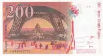 France 200 Francs - Gustave Eiffel - Tour Eiffel  - 1996 - Serial F.053
