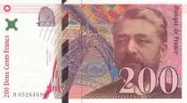 France 200 Francs - Gustave Eiffel - Tour Eiffel  - 1996 - Serial H.052