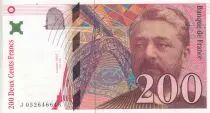 France 200 Francs - Gustave Eiffel - Tour Eiffel  - 1996 - Serial J.052