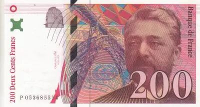 France 200 Francs - Gustave Eiffel - Tour Eiffel  - 1996 - S�rie P.053