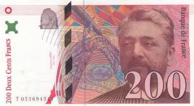 France 200 Francs - Gustave Eiffel - Tour Eiffel  - 1996 - S�rie T.053