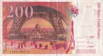 France 200 Francs - Gustave Eiffel - Tour Eiffel - 1995 - Lettre J - F.75.01