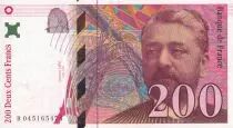 France 200 Francs - Gustave Eiffel - Tour Eiffel - 1996 - Lettre B - SUP - F.75.02
