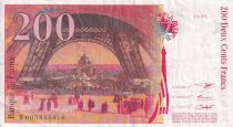 France 200 Francs - Gustave Eiffel - Tour Eiffel - 1996 - Lettre B - TTB - F.75.02