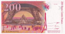 France 200 Francs - Gustave Eiffel - Tour Eiffel - 1996 - Lettre E - F.75.02
