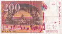 France 200 Francs - Gustave Eiffel - Tour Eiffel - 1996 - Lettre H - F.75.03b