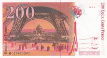 France 200 Francs - Gustave Eiffel - Tour Eiffel - 1996 - Lettre H - P.159