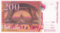 France 200 Francs - Gustave Eiffel - Tour Eiffel - 1996 - Lettre P - F.75.02
