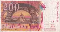 France 200 Francs - Gustave Eiffel - Tour Eiffel - 1996 - Lettre R - F.75.02