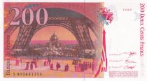 France 200 Francs - Gustave Eiffel - Tour Eiffel - 1996 - Lettre S - F.75.02