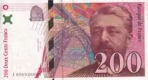 France 200 Francs - Gustave Eiffel - Tour Eiffel - 1997 - Lettre J - F.75.04b