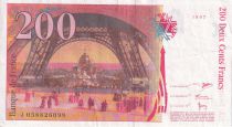 France 200 Francs - Gustave Eiffel - Tour Eiffel - 1997 - Lettre J - F.75.04b