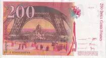 France 200 Francs - Gustave Eiffel - Tour Eiffel - 1997 - Lettre J - F.75.04b