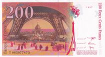 France 200 Francs - Gustave Eiffel - Tour Eiffel - 1997 - Lettrer T - P.159