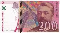 France 200 Francs - Gustave Eiffel - Tour Eiffel - 1999 - Lettre P - F.75.05