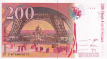 France 200 Francs - Gustave Eiffel - Tour Eiffel - 1999 - Lettre P - F.75.05